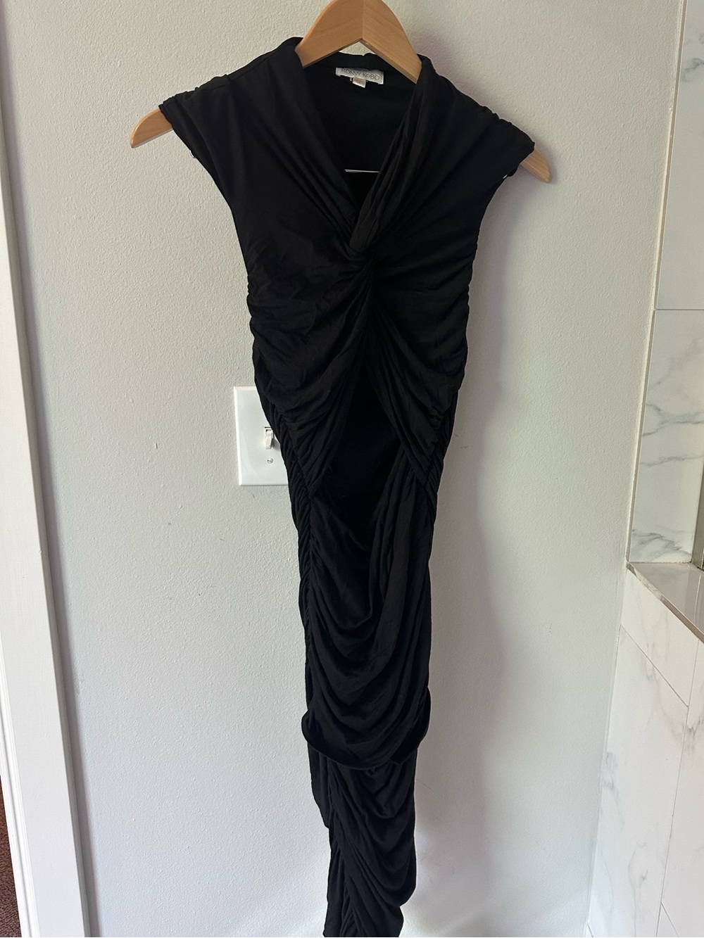 TORN BY RONY KOBO Ruched Cut-Out Midi Dress - Picture 5 of 5